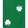 The Children’s Place Unisex-Baby, Toddler and Kids Short Sleeve Top and Pants Pajama Set(St. Patrick’s Day Luck)