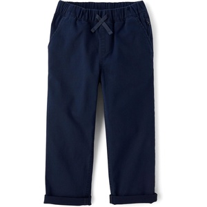 The Children’s Place Boys’ Roll Cuff Pull on Chino Pants(Tidal)