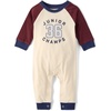 The Children’s Place Baby Boys’ And Newborn Long Sleeve Romper,2-pack(Junior Champs/Legend)