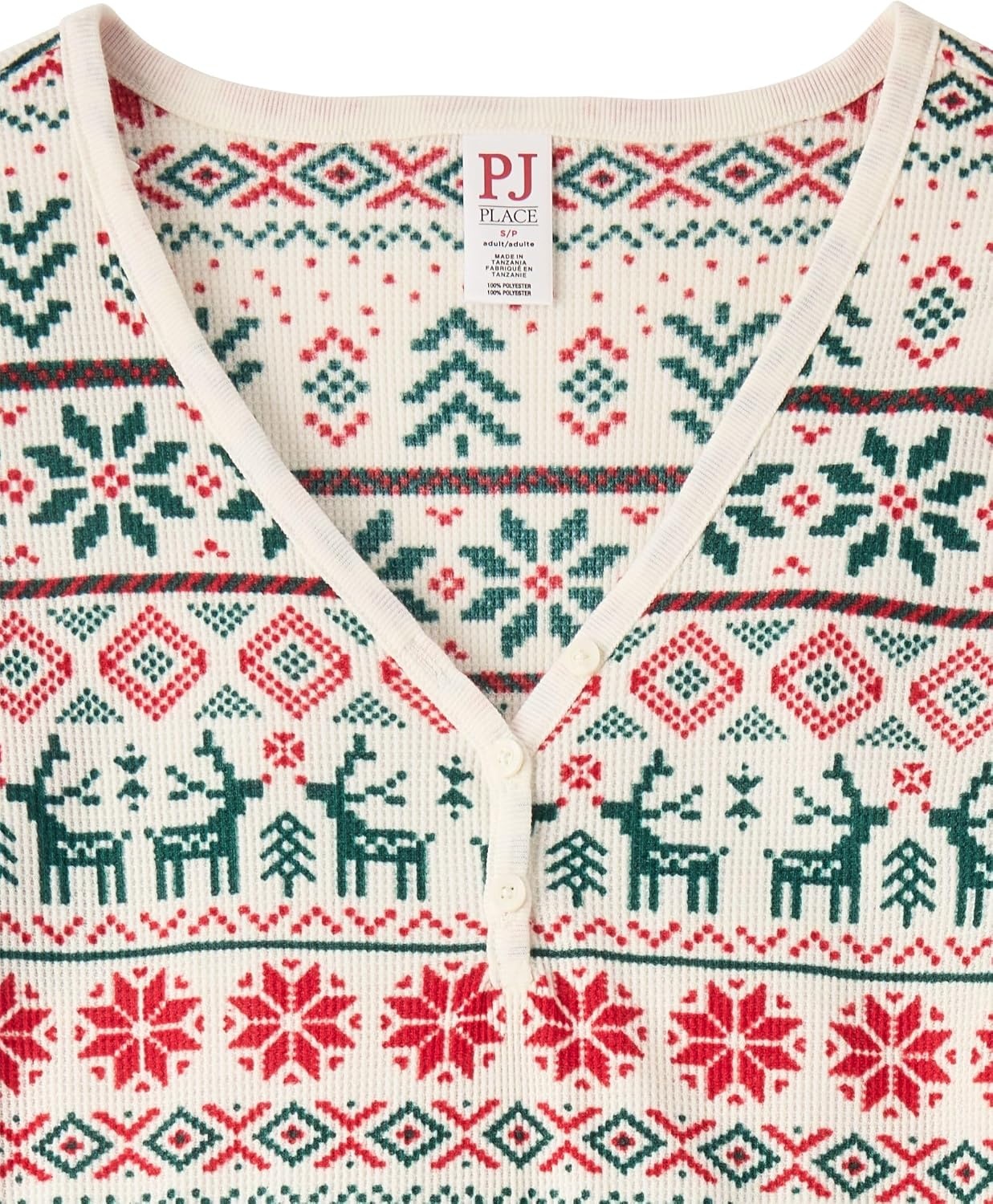 image:imageThe Childrens Place Baby Family Matching Holiday Pajama Sets ThermalMerryisle