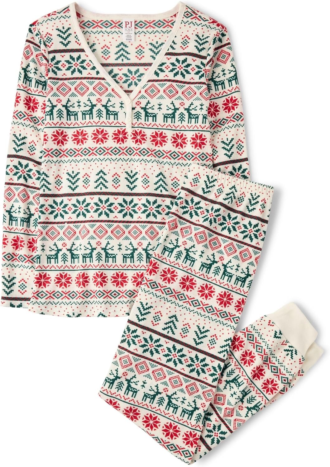 image:imageThe Childrens Place Baby Family Matching Holiday Pajama Sets ThermalMerryisle