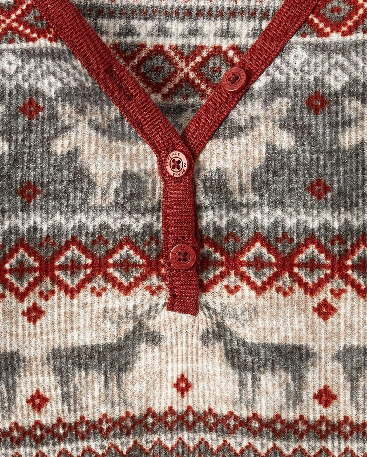 image:imageThe Childrens Place Baby Family Matching Holiday Pajama Sets ThermalMoose Fairisle