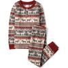 The Children’s Place Baby Family Matching, Holiday Pajama Sets, Thermal(Moose Fairisle)