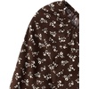 The Children’s Place Girls’ Long Sleeve Ruffle Dress(Fudge Floral)
