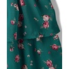 The Children’s Place Girls’ and Toddler Long Sleeve Chiffon Dresses(Jaded Teal Floral)