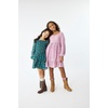 The Children’s Place Girls’ and Toddler Long Sleeve Chiffon Dresses(Jaded Teal Floral)