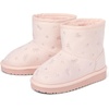 The Children’s Place Girls’ And Toddler Faux Fur Lined Pull on Boots(Lt Pink Bows)