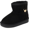 The Children’s Place Girls’ And Toddler Faux Fur Lined Pull on Boots(Black)