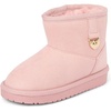 The Children’s Place Girls’ And Toddler Faux Fur Lined Pull on Boots(Pink)