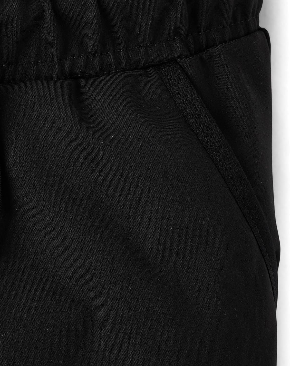image:imageThe Childrens Place Boys Soft Tech Pull on Jogger PantsOnyx