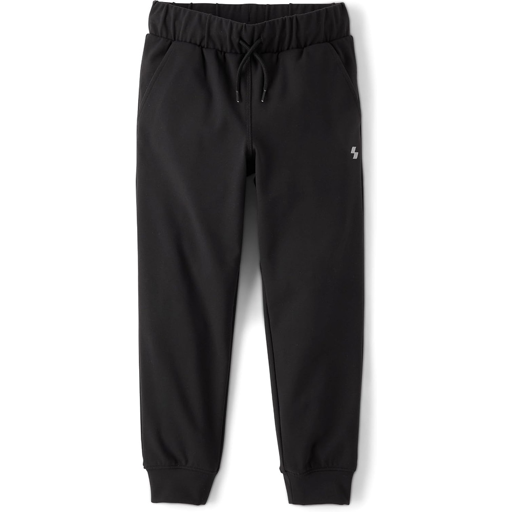 image:imageThe Childrens Place Boys Soft Tech Pull on Jogger PantsBlackBlack