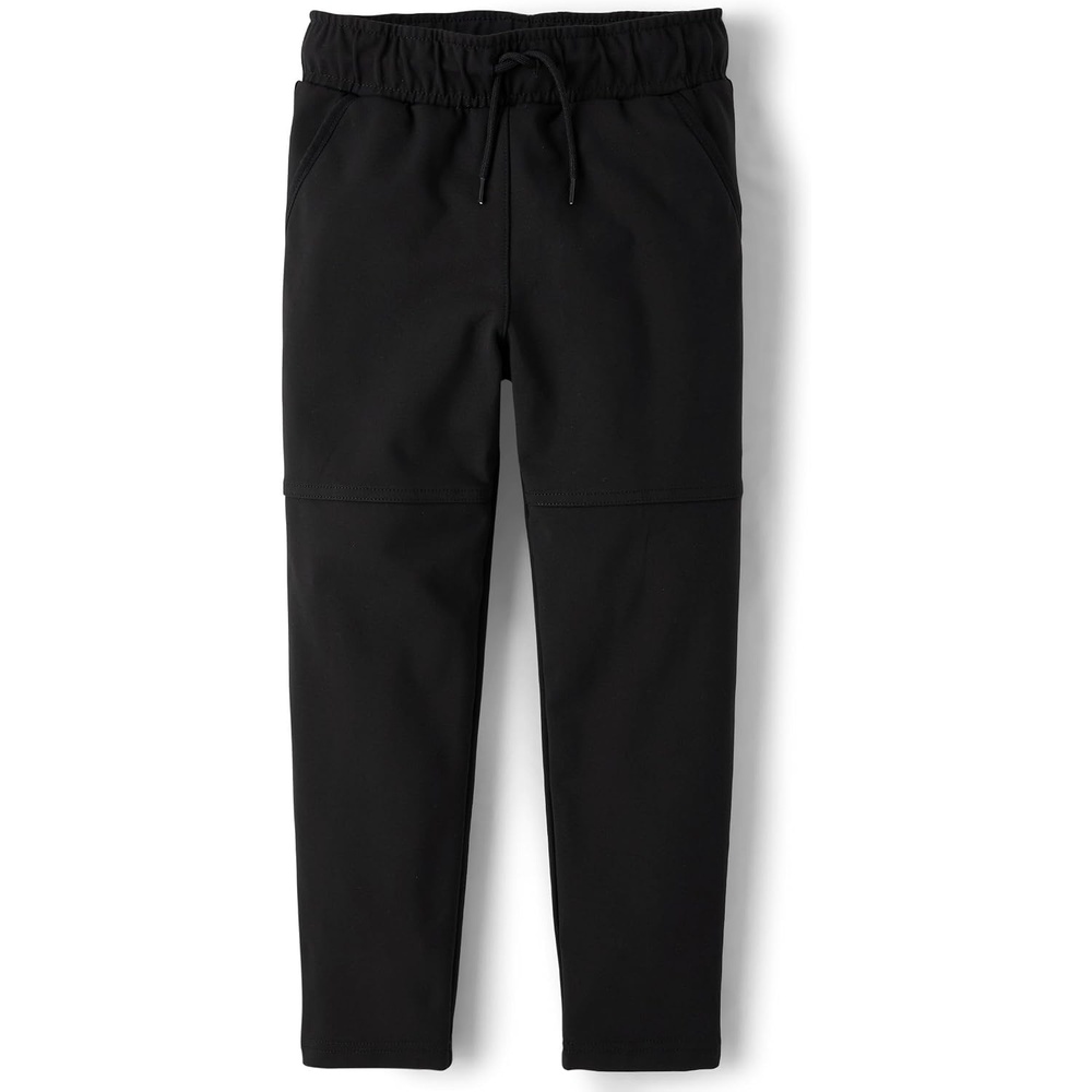 image:imageThe Childrens Place Boys Soft Tech Pull on Jogger PantsOnyx