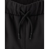 The Children’s Place Boys’ Soft Tech Pull on Jogger Pants(Black/Black)
