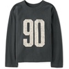 The Children’s Place Boys’ Long Sleeve Sueded Tops(Motoroil 90)