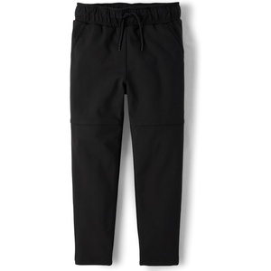 The Children’s Place Boys’ Soft Tech Pull on Jogger Pants(Onyx)