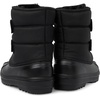 The Children’s Place Boys’ Faux Fur Trim Snow Boots(Black)