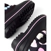 The Children’s Place Boys’ Faux Fur Trim Snow Boots(Black Hearts)
