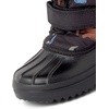 The Children’s Place Boys’ Faux Fur Trim Winter Snow Boots(Black Dinos)