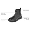 The Children’s Place girls Ankle Boots(Glitter Black)