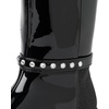 The Children’s Place girls Tall Riding Boots(Black Rhinestone)