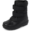 The Children’s Place Boys’ Faux Fur Trim Snow Boots(Black)