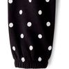 The Children’s Place Baby Girls’ And Toddler Active Long Sleeve Premium Fleece Sweatshirt and Pants, 2-piece Outfit Set(Black Polka Dots)