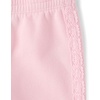 The Children’s Place Baby Girls’ And Toddler Active Long Sleeve Premium Fleece Sweatshirt and Pants, 2-piece Outfit Set(Rose Mist Crochet)