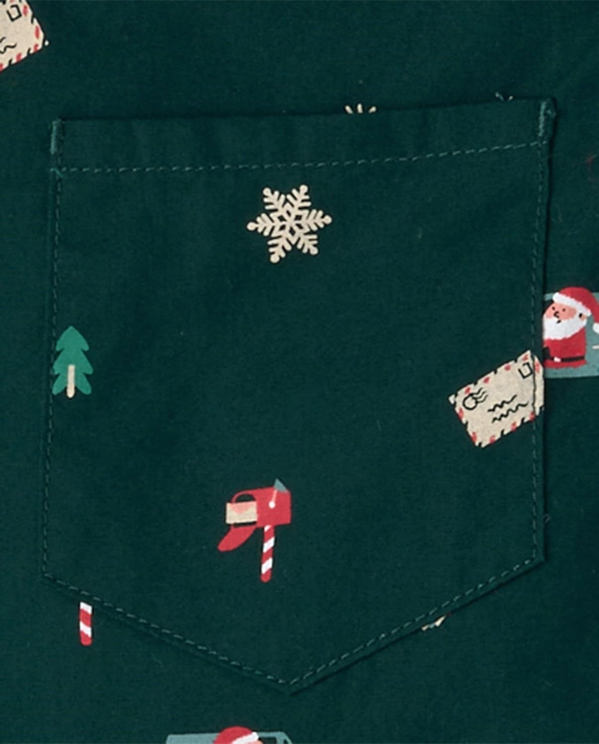 image:imageThe Childrens Place Boys Long Sleeve Button Down ShirtsFestive Green