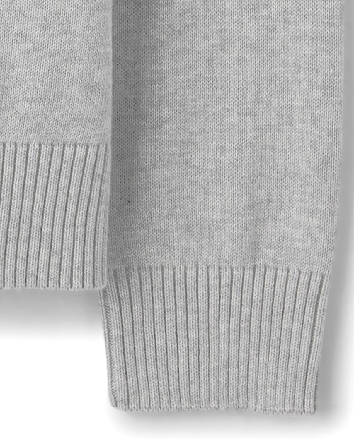 image:imageThe Childrens Place Boys Long Sleeve Crew Neck Pullover SweaterHeather Mist