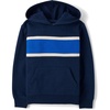 The Children’s Place,Boys,Active Long Sleeve Hooded Sweatshirt,Tidal,Medium
