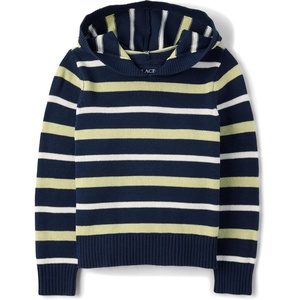 The Children’s Place Boys’ Hoodie Sweatshirt(Tidal Stripes)