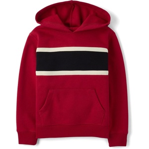 The Children’s Place,Boys,Active Long Sleeve Hooded Sweatshirt,Red Ochre,XX-Large