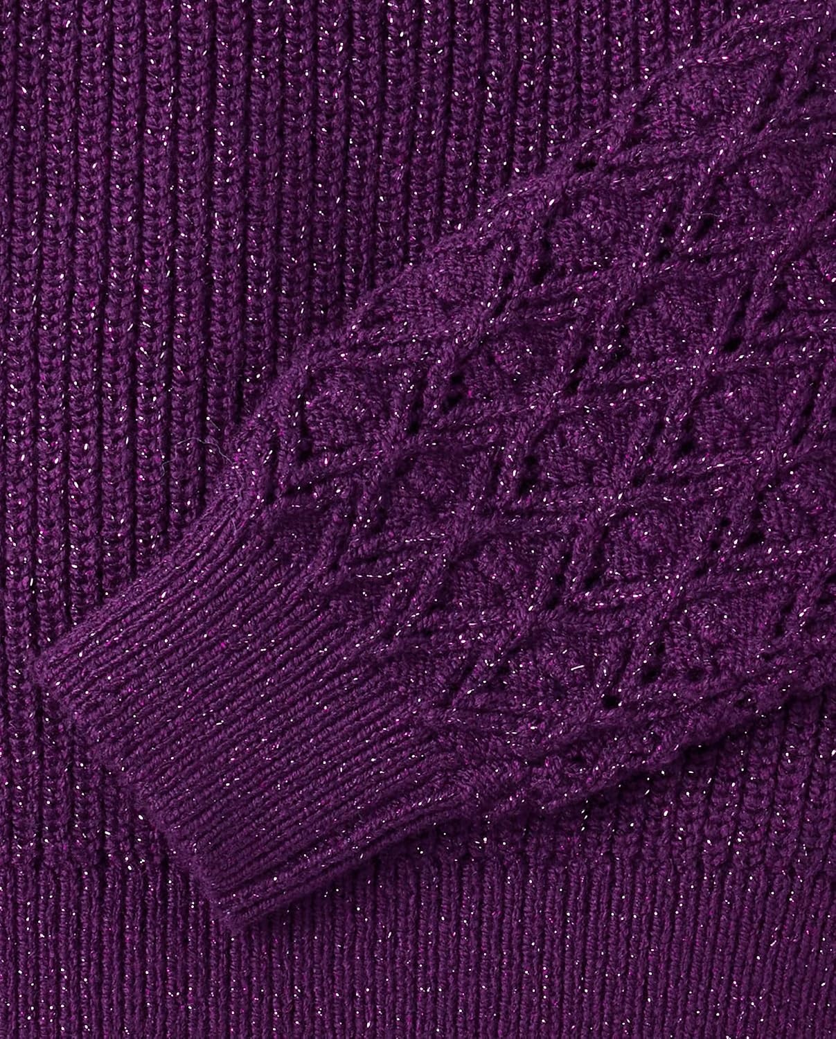 image:imageThe Childrens Place Girls Long Sleeve Crew Neck Pullover SweaterIris