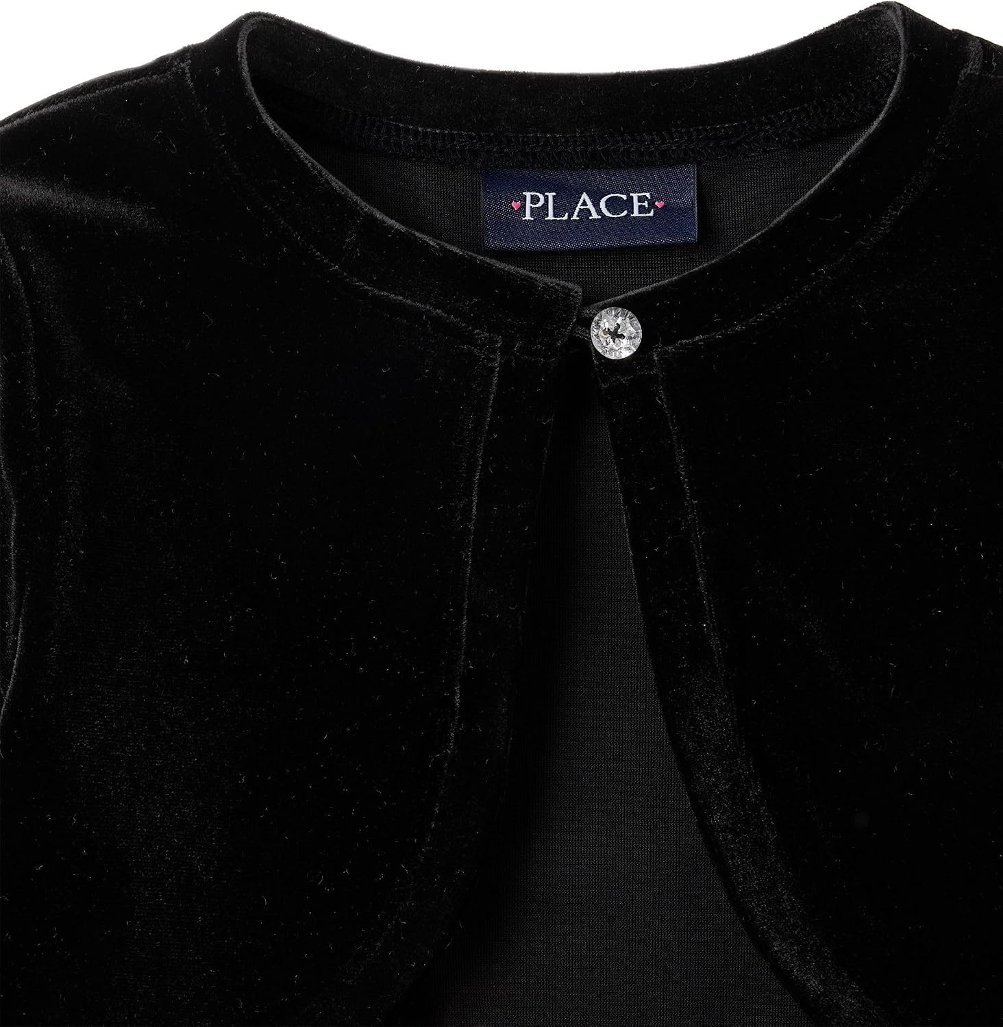 image:imageThe Childrens Place Girls Long Sleeve Shrug CardiganNew Black