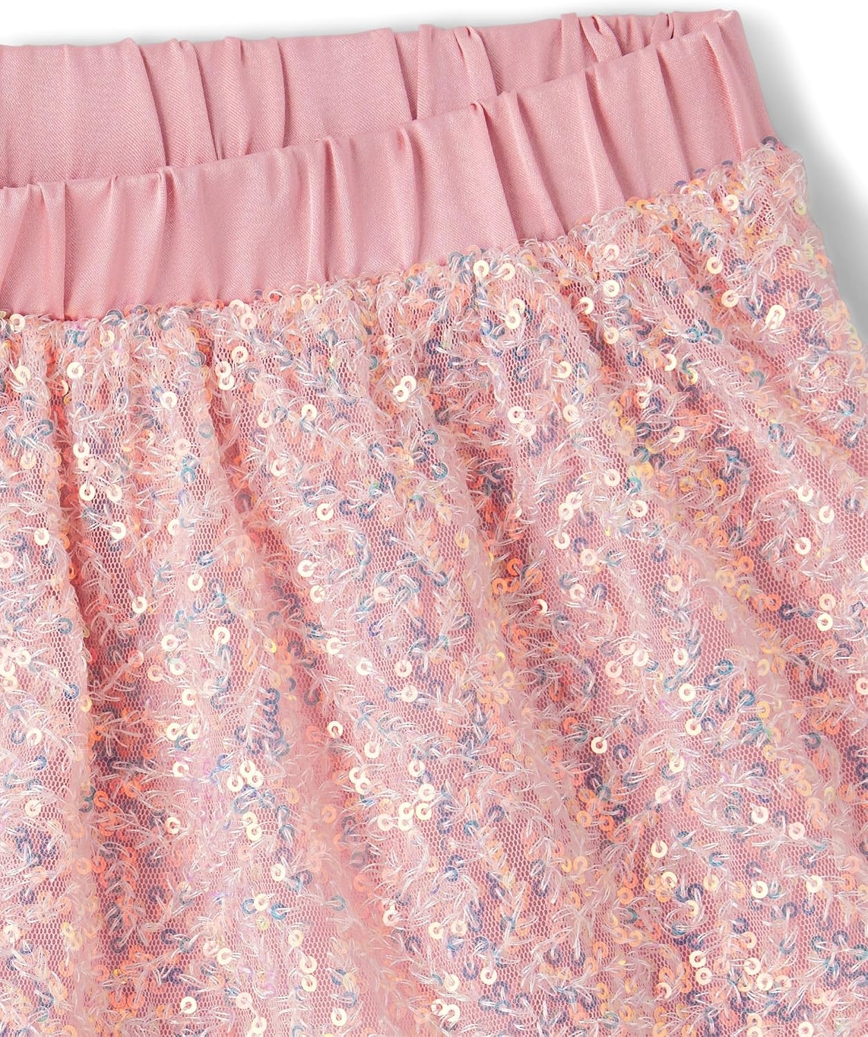 image:imageThe Childrens Place Girls Pull on Dressy SkirtsPink Sequin