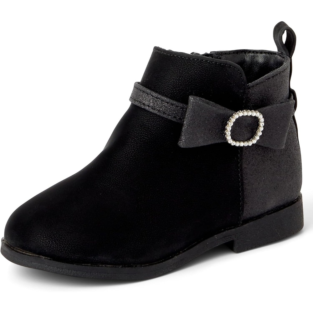 image:imageThe Childrens Place Girls And Toddler Ankle BootsBlack