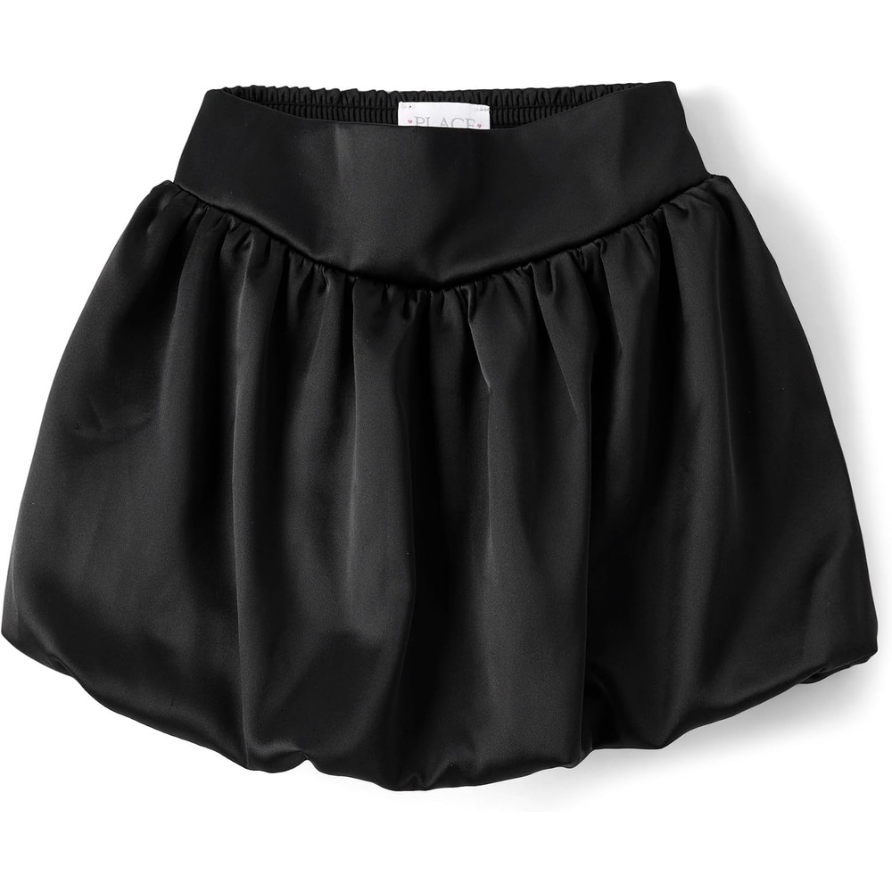 image:imageThe Childrens Place Girls Pull on Dressy SkirtsBlack Bubble