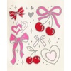 The Children’s Place Baby Girls’ and Toddler Assorted Long Sleeve Knit Shirt(Hearts and Bows)