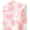The Children’s Place Baby Girls’ and Toddler Assorted Long Sleeve Knit Shirt(Hearts/Pink Hearts/Pink)