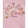 The Children’s Place Baby Girls’ and Toddler Unicorns,Butterflies,Trends Long Sleeve Graphic T-Shirts,3 Pack(Alaphabet/Fairies/Crown)