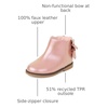 The Children’s Place Girls’ And Toddler Ankle Boots(Pink Bow)