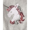The Children’s Place Girls’ Long Sleeve Crew Neck Pullover Sequin Sweater(Unicorn)