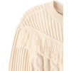 The Children’s Place Girls’ Long Sleeve Crew Neck Pullover Sweater(Frappe 2)