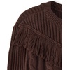 The Children’s Place Girls’ Long Sleeve Crew Neck Pullover Sweater(Fudge)