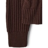 The Children’s Place Girls’ Long Sleeve Crew Neck Pullover Sweater(Fudge)