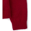 The Children’s Place Girls’ Long Sleeve Crew Neck Pullover Sweater(Red Ochre Bows)