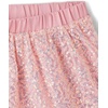 The Children’s Place Girls’ Pull on Dressy Skirts(Pink Sequin)