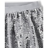 The Children’s Place Girls’ Pull on Dressy Skirts(Silver Sequin)