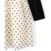 The Children’s Place Girls’ Tutu Dress, Long Sleeve(Black Polka Dots)