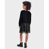 The Children’s Place Girls’ Tutu Dress, Long Sleeve(Black Sweatshirt)